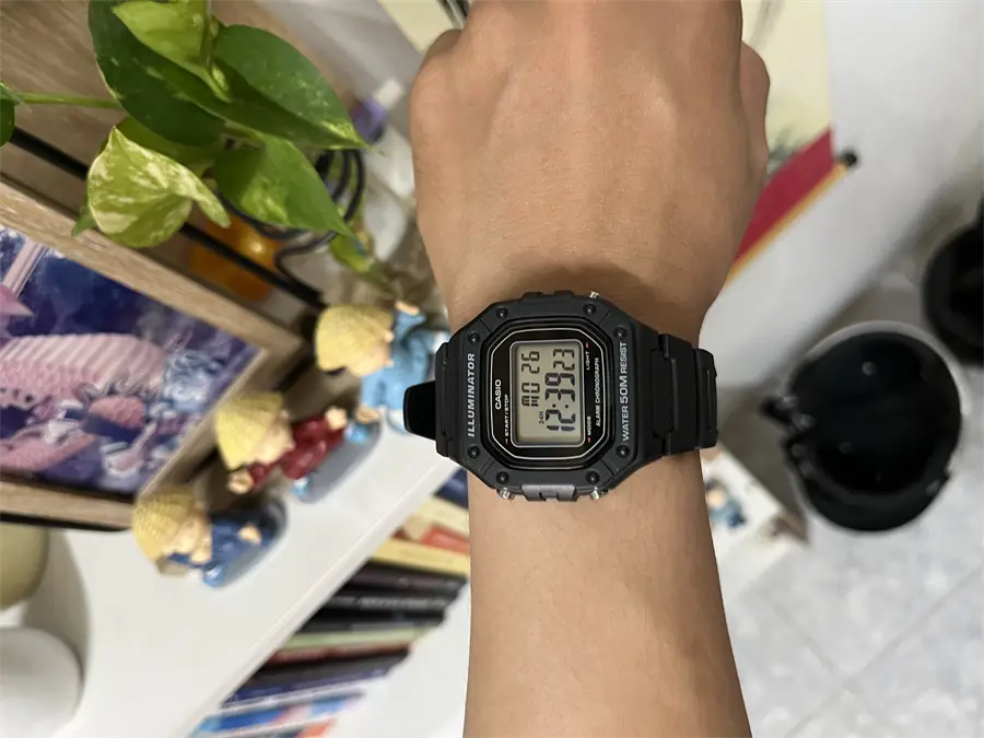 Khách hàng review Đồng hồ CASIO Timeless 43 mm Nam W-218H-1AVDF 5