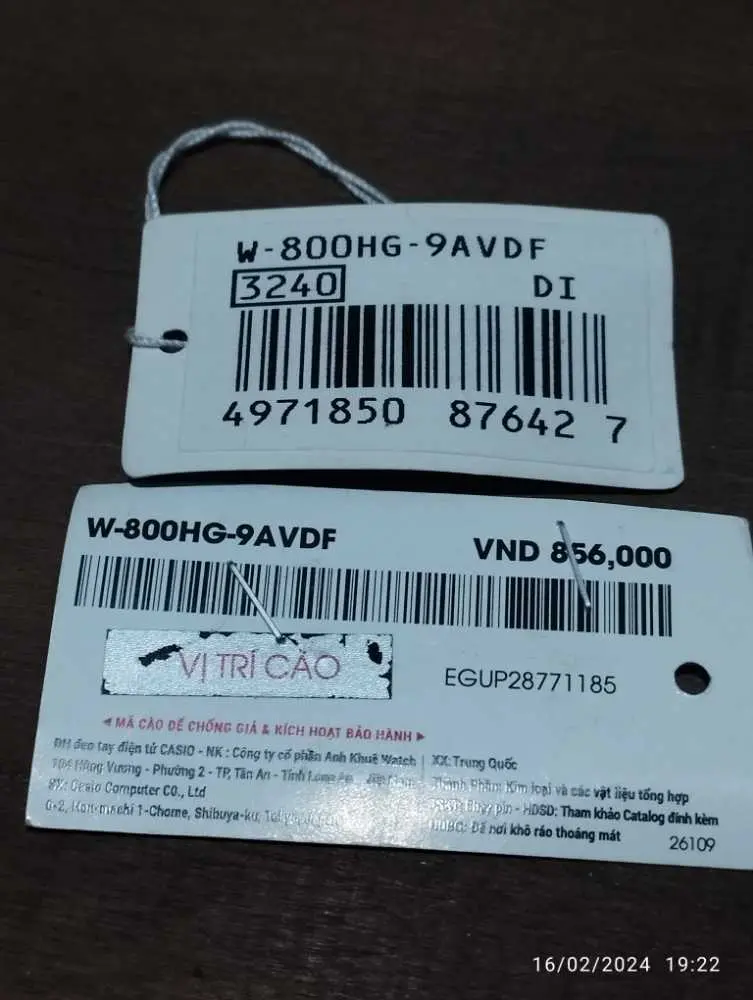 Khách hàng review Đồng hồ CASIO Timeless 36.8 mm Nam W-800HG-9AVDF 2