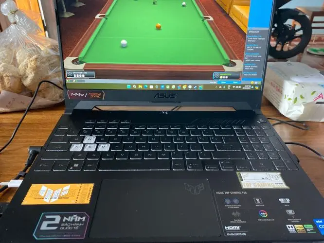 Khách hàng review Laptop Asus TUF Gaming F15 FX507ZC4 - HN229W (i5 12500H, 16GB, 1TB, RTX 3050 4GB, Full HD 144Hz, Win11) 1