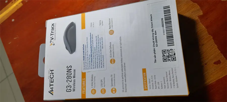 Khách hàng review Chuột Không dây Silent A4Tech G3-280NS 2