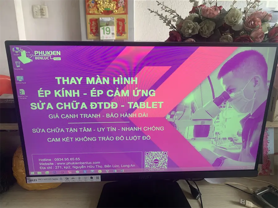 Khách hàng review Màn hình MSI PRO MP223 21.45 inch FHD/VA/100Hz/1ms/HDMI 2