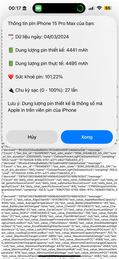Khách hàng review Điện thoại iPhone 15 Pro Max 256GB 44