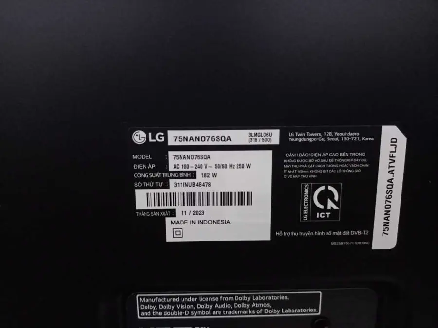Khách hàng review Smart Tivi NanoCell LG 4K 75 inch 75NANO76SQA 3
