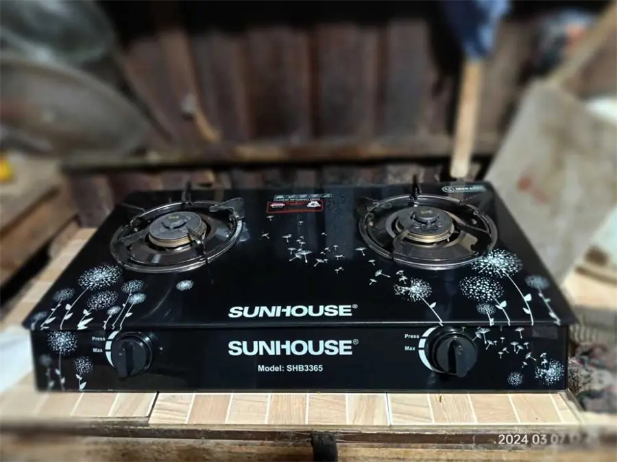 Khách hàng review Bếp ga đôi Sunhouse SHB3365 15