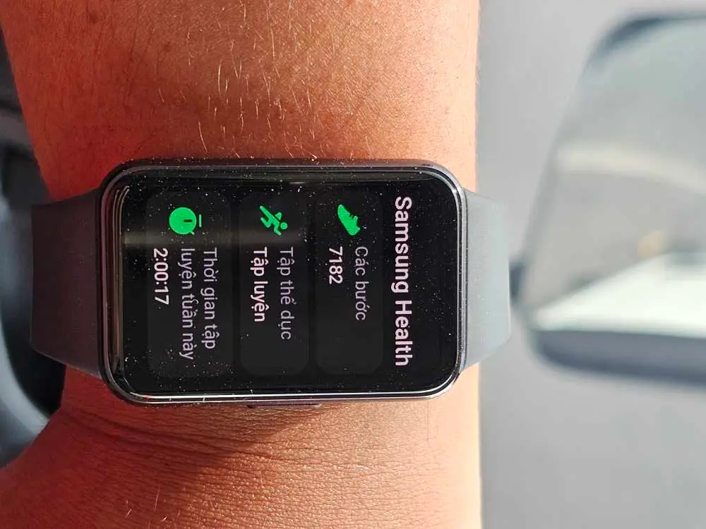 Khách hàng review Vòng tay thông minh Samsung Galaxy Fit3 20