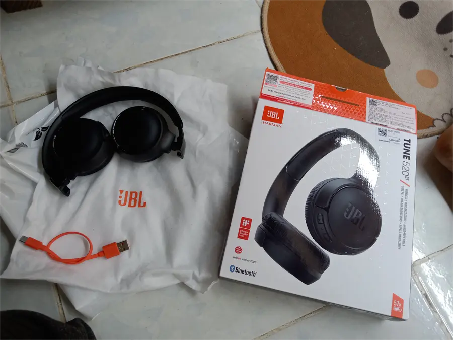 Khách hàng review Tai nghe Bluetooth Chụp Tai JBL Tune 520BT 5