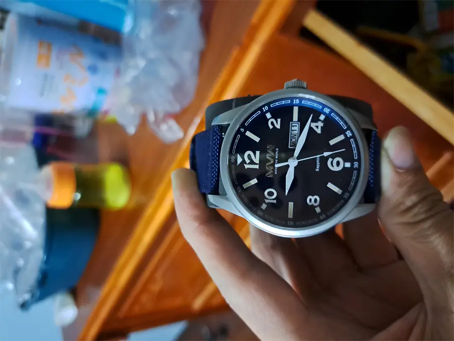 Khách hàng review Đồng hồ MVW 44 mm Nam MP003-01 1