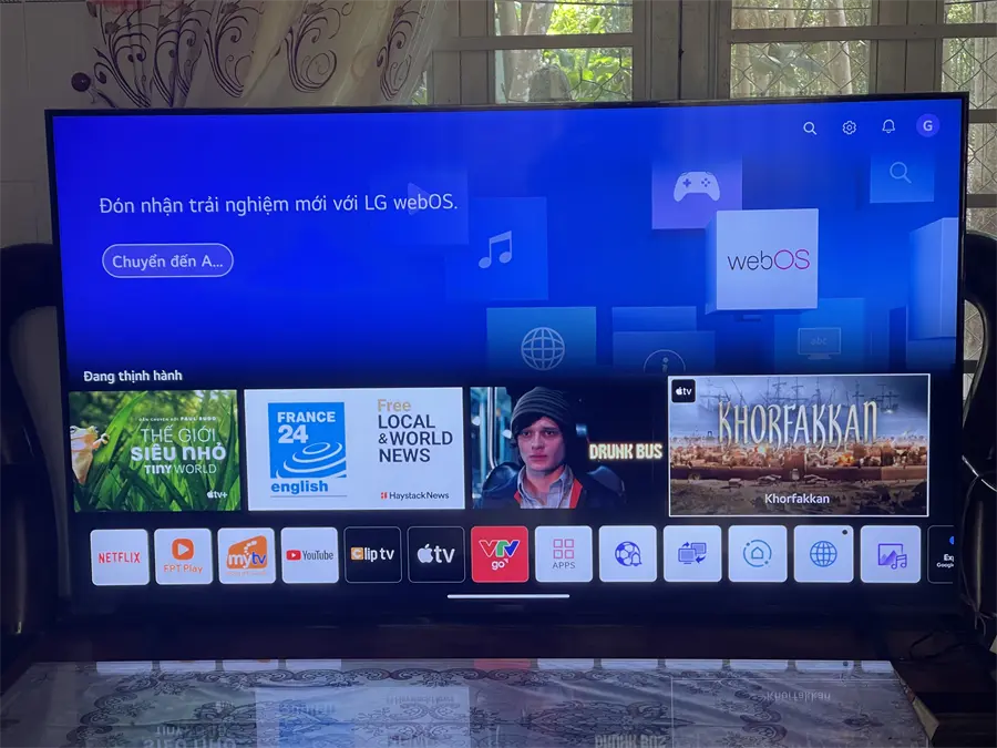Khách hàng review Smart Tivi LG 4K 65 inch 65UQ8000PSC 8