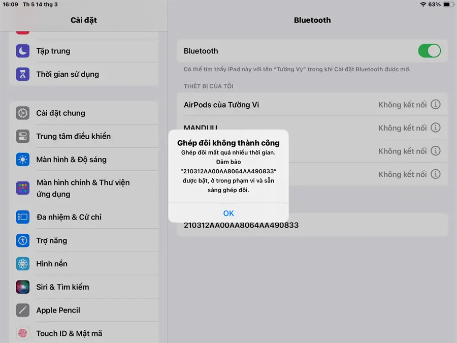Khách hàng review Bút cảm ứng Apple Pencil 1 MK0C2 15