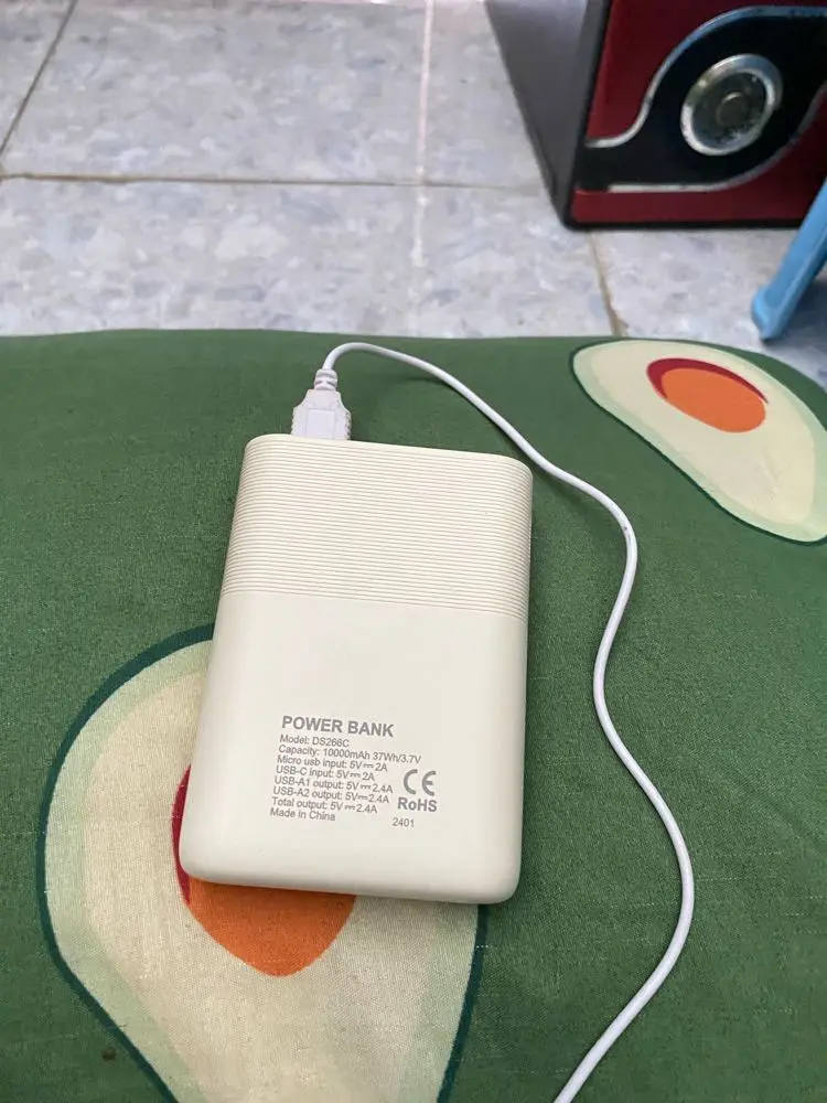 Khách hàng review Pin sạc dự phòng Polymer 10000mAh 12W AVA  DS266C 1
