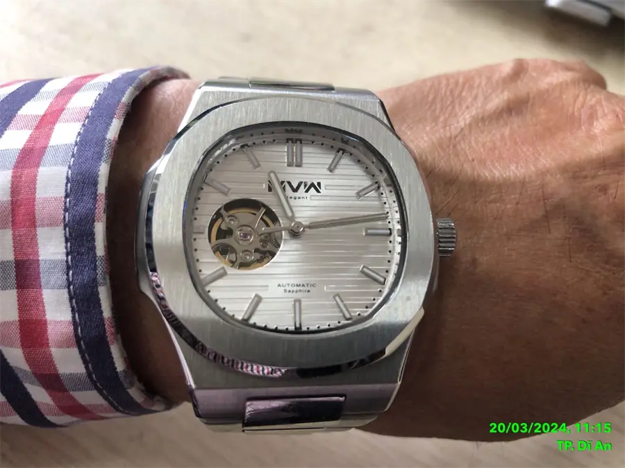 Khách hàng review Đồng hồ MVW Elegant 43 mm Nam MSA098-01-ELE 1