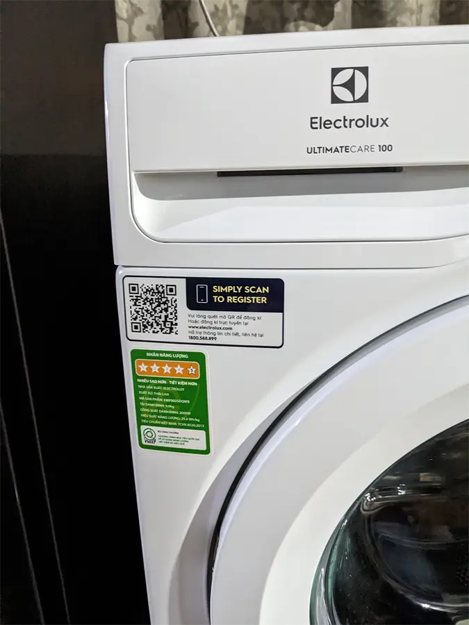 Khách hàng review Máy giặt Electrolux UltimateCare 100 Inverter 9 kg EWF9025DQWB 7