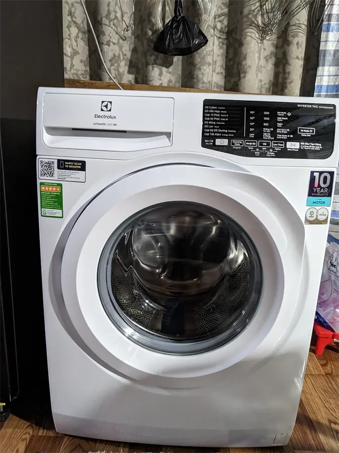 Khách hàng review Máy giặt Electrolux UltimateCare 100 Inverter 9 kg EWF9025DQWB 8