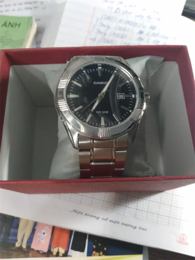 Khách hàng review Đồng hồ CASIO Timeless 43.5 mm Nam MTP-1308D-1AVDF 1