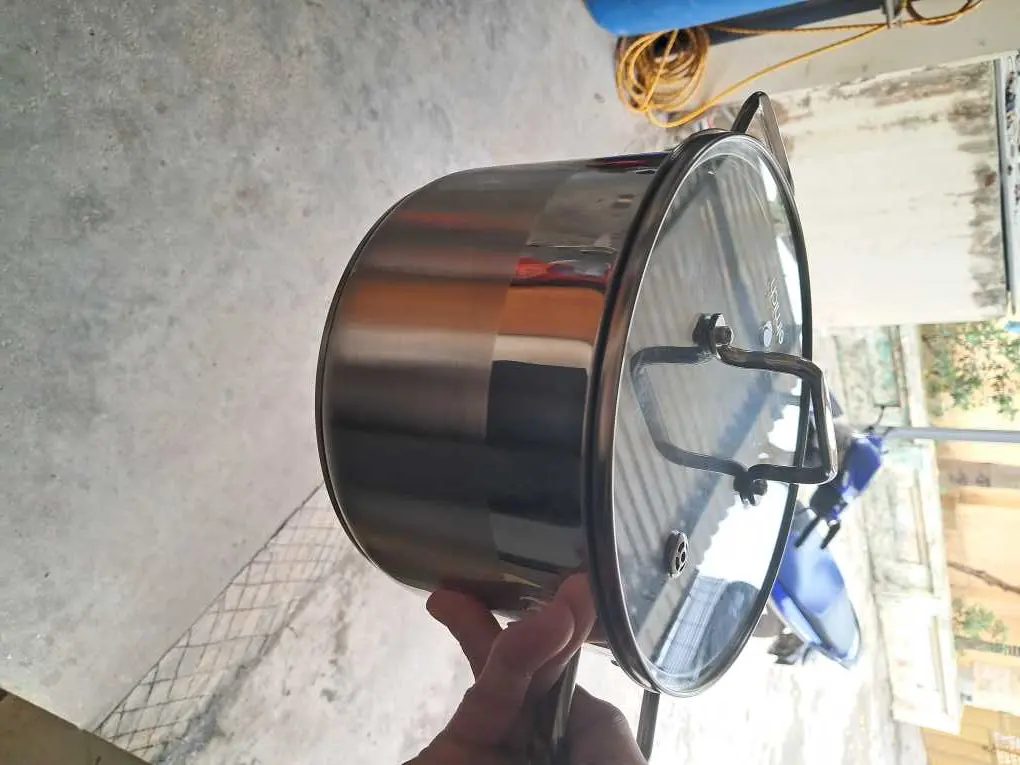 Khách hàng review Bộ 3 nồi inox 3 đáy nắp kính Elmich EL-2324MN 1