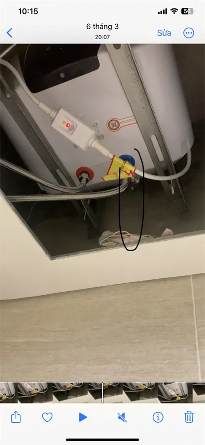 Khách hàng review Máy nước nóng gián tiếp Ferroli 20 lít 2500W MIDO SQ 3