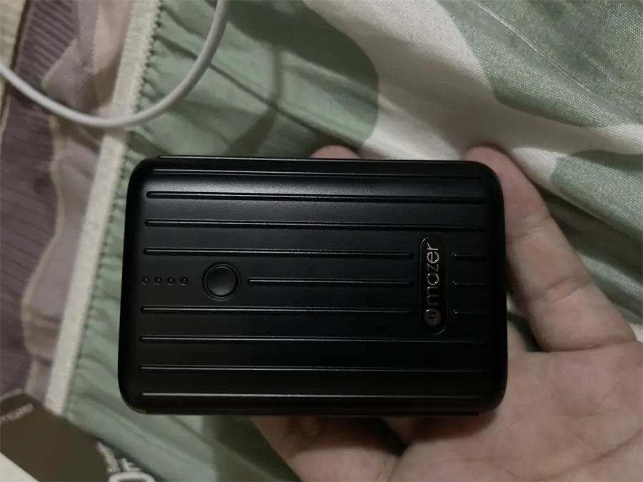 Khách hàng review Pin sạc dự phòng Polymer 10000mAh Type C PD QC3.0 22.5W Mazer Super Mini V2 1