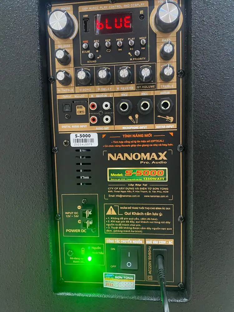 Khách hàng review Loa kéo karaoke Nanomax S-5000 1350W 5