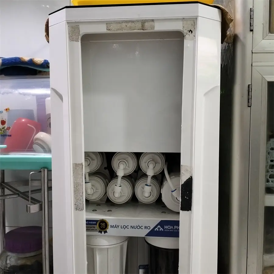 Khách hàng review Máy lọc nước RO nóng nguội lạnh Hydrogen Hòa Phát HPN635 10 lõi 7