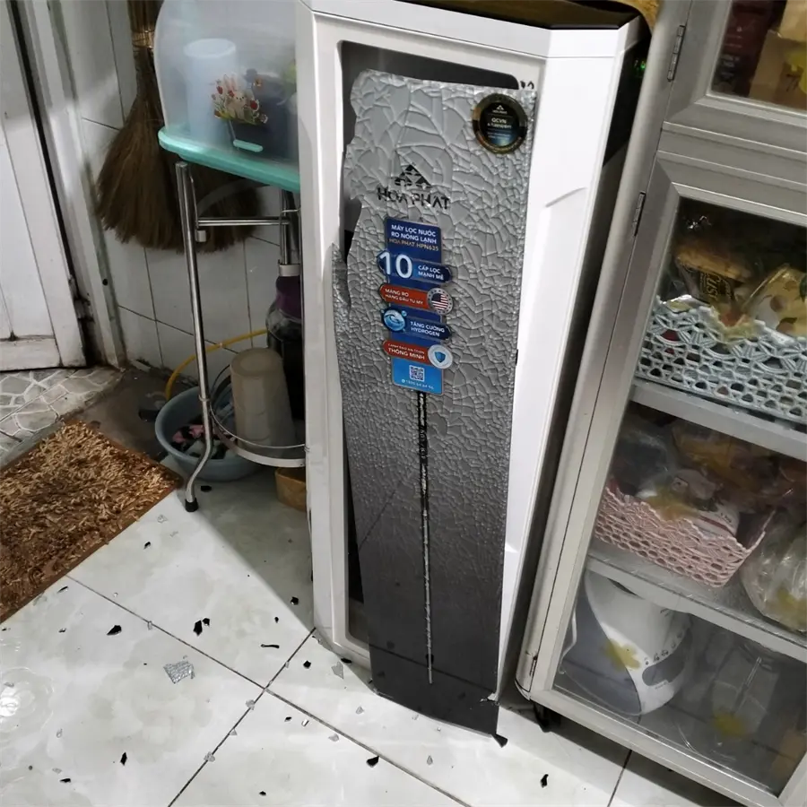 Khách hàng review Máy lọc nước RO nóng nguội lạnh Hydrogen Hòa Phát HPN635 10 lõi 8