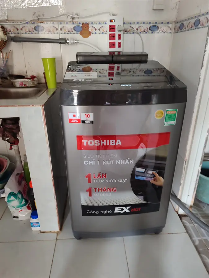 Khách hàng review Máy giặt Toshiba Inverter 10 kg AW-DUM1100JV(SG) 1
