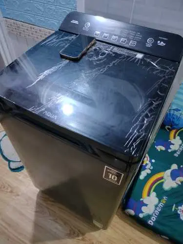 Khách hàng review Máy giặt Aqua 9.8 kg AQW-FR98GT.BK 4