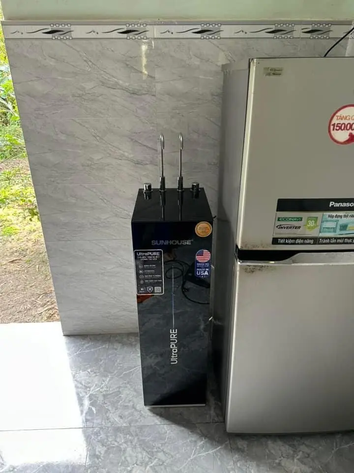 Khách hàng review Máy lọc nước RO nóng nguội lạnh Hydrogen Sunhouse UltraPURE SHA76210KL 10 lõi 25