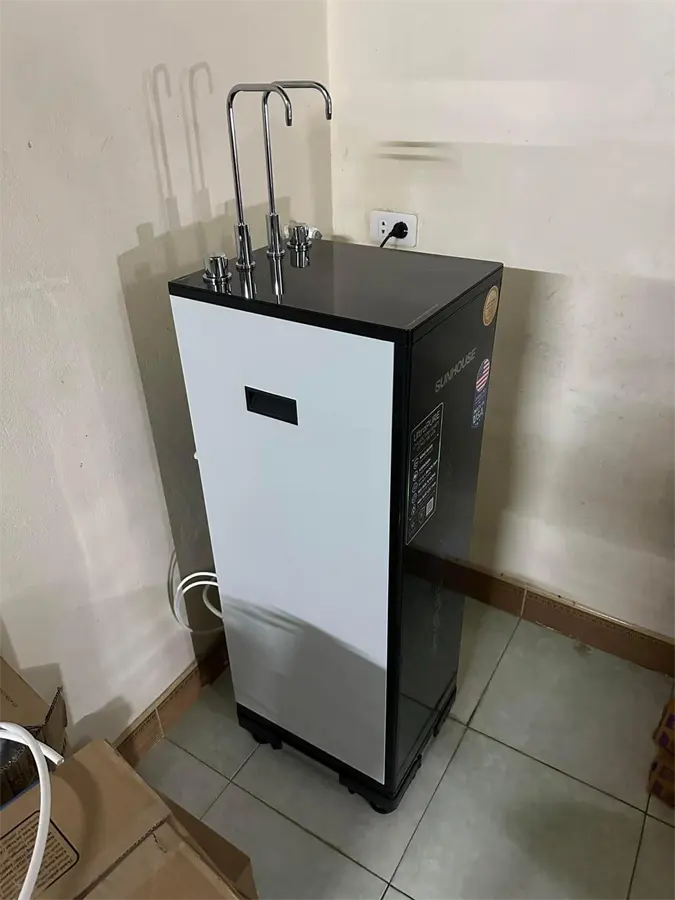 Khách hàng review Máy lọc nước RO nóng nguội lạnh Hydrogen Sunhouse UltraPURE SHA76210KL 10 lõi 24