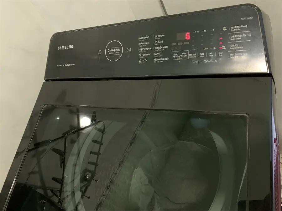 Khách hàng review Máy giặt Samsung Inverter 9.5 kg WA95CG4545BDSV 17