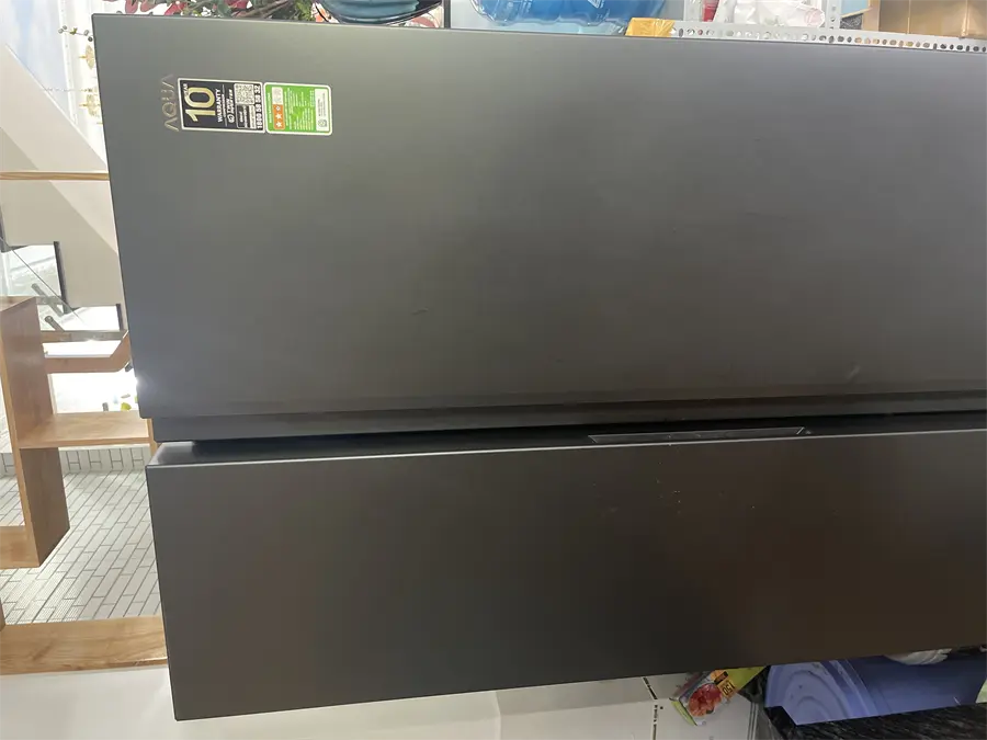 Khách hàng review Tủ lạnh Aqua Inverter 646 lít Side By Side AQR-S682XA(SLB) 1