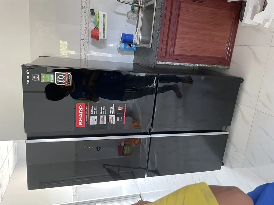 Khách hàng review Tủ lạnh Sharp Inverter 525 lít Multi Door SJ-FXP600VG-BK 2