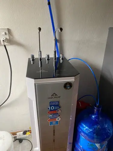 Khách hàng review Máy lọc nước RO nóng nguội lạnh Hydrogen Hòa Phát HPN635 10 lõi 6