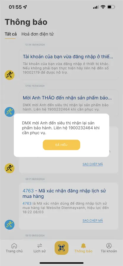 Khách hàng review Cáp sạc nhanh và truyền dữ liệu Type-C - Lightning 87W 1m Apple 4