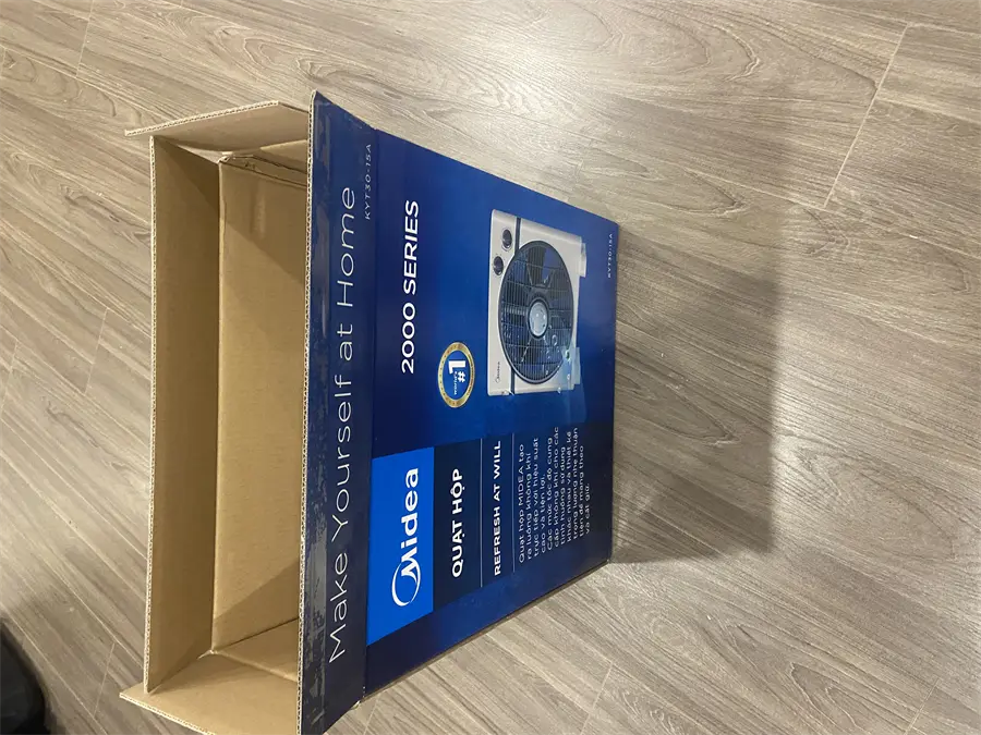 Khách hàng review Quạt hộp Midea 5 cánh KYT30-15A 40W 2