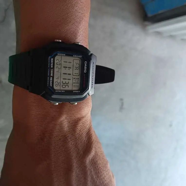 Khách hàng review Đồng hồ CASIO Timeless 36.8 mm Nam W-800H-1AVDF 4