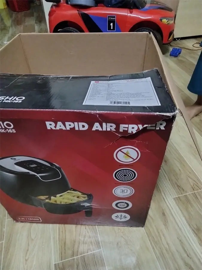 Khách hàng review Nồi chiên không dầu Mishio MK-165 5.5 lít 2
