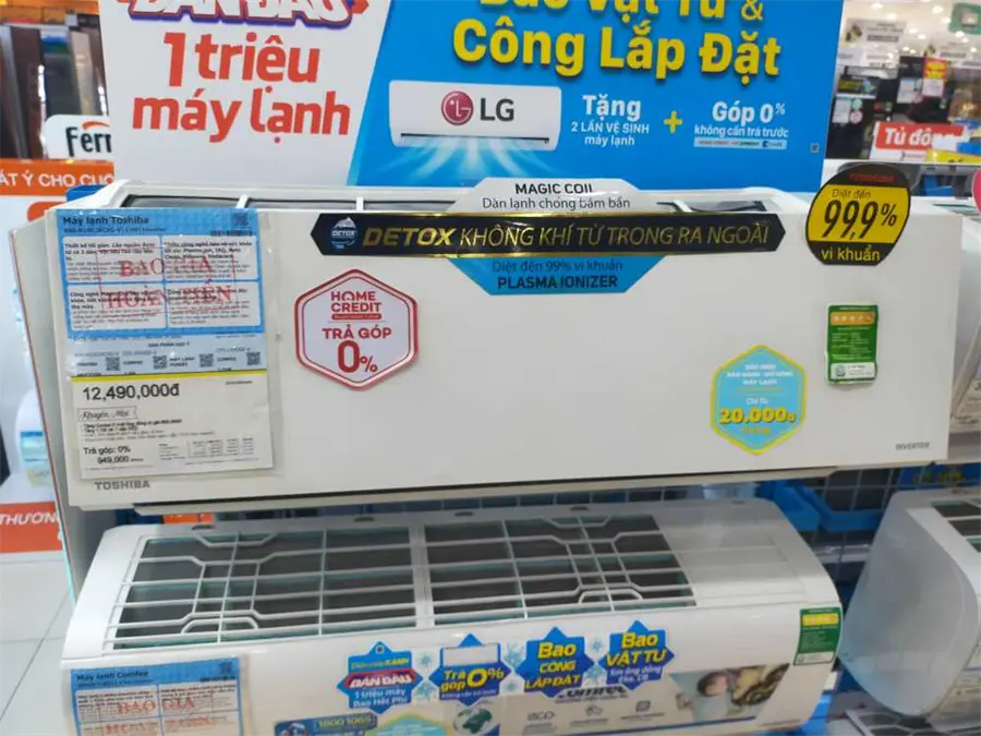 Khách hàng review Máy lạnh Toshiba Inverter 1 HP RAS-H10E2KCVG-V 8