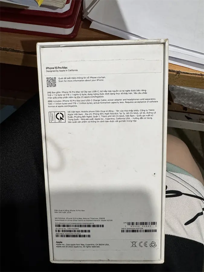 Khách hàng review Điện thoại iPhone 15 Pro Max 256GB 39