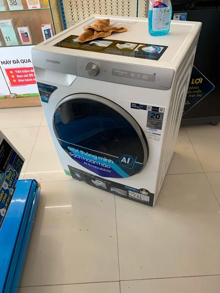 Khách hàng review Máy giặt Samsung Inverter 10kg WW10TP44DSH/SV 6