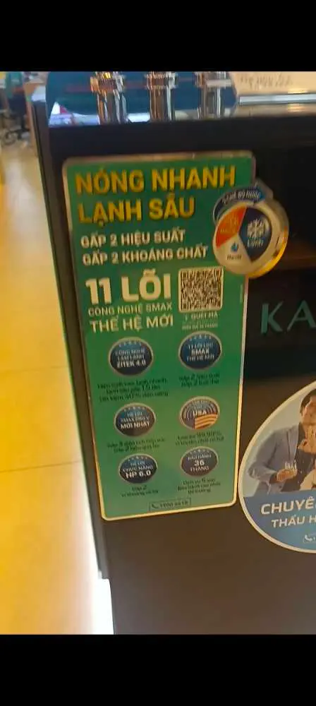Khách hàng review Máy lọc nước RO nóng nguội lạnh Karofi KAD-X58 11 lõi 13