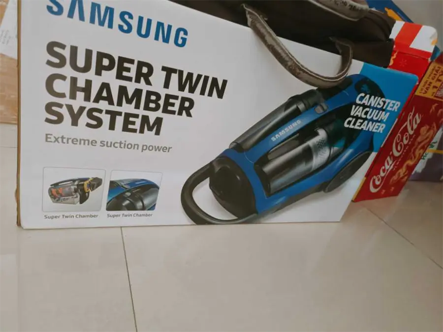 Khách hàng review Máy hút bụi dạng hộp Samsung VCC8836V36/XSV 9