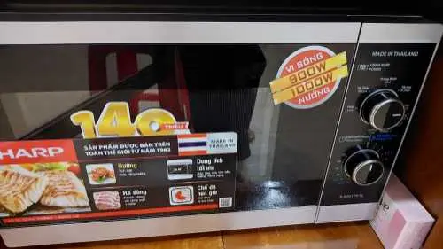 Khách hàng review Lò vi sóng có nướng Sharp R-G251TV-SL 25 lít 1