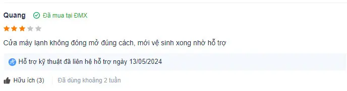 Khách hàng review Vệ Sinh Máy Lạnh Treo Tường 17