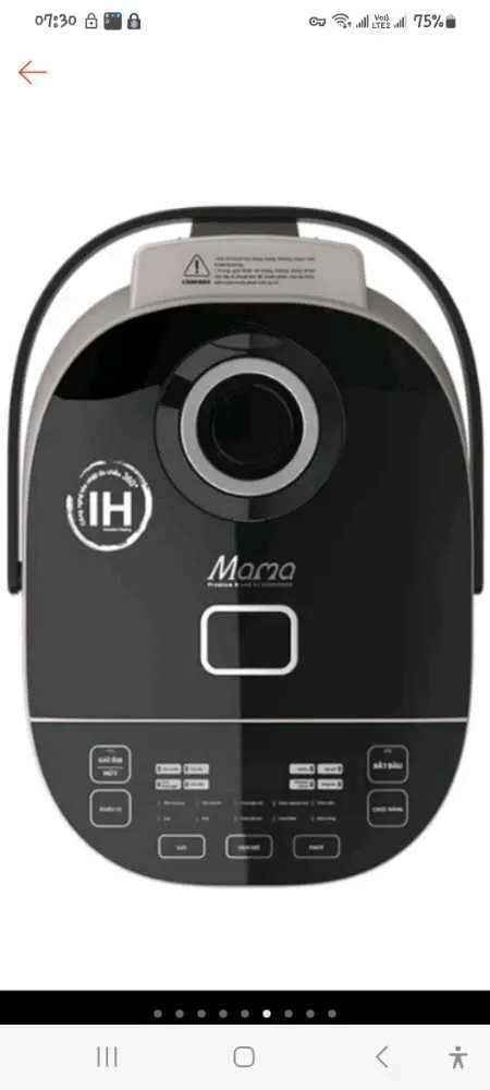 Khách hàng review Nồi cơm điện tử Sharp 1.8 lít KS-COM191EV-WH 8