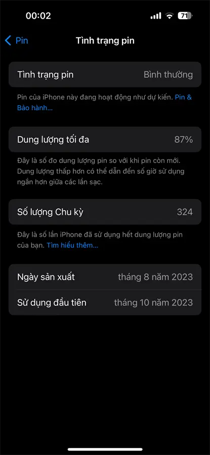 Khách hàng review Điện thoại iPhone 15 128GB 36