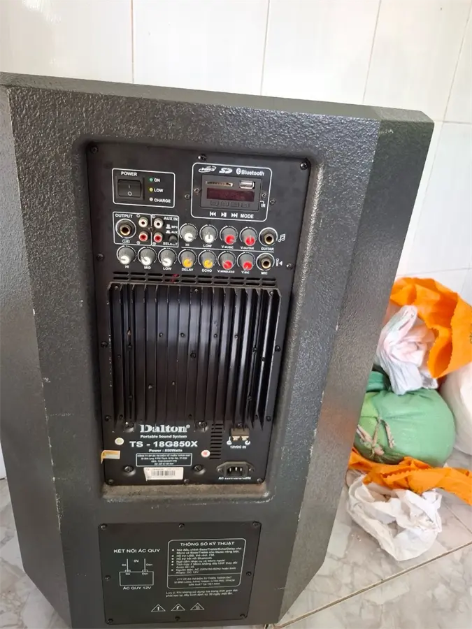 Khách hàng review Loa kéo karaoke Dalton TS-18G850X 850W 1
