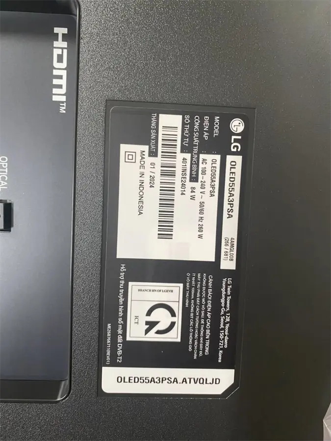 Khách hàng review Smart Tivi OLED LG 4K 55 inch 55A3PSA 3