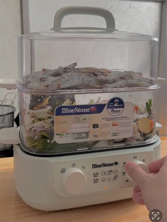 Khách hàng review Nồi lẩu hấp đa năng BlueStone MPB-7235 15 lít 3