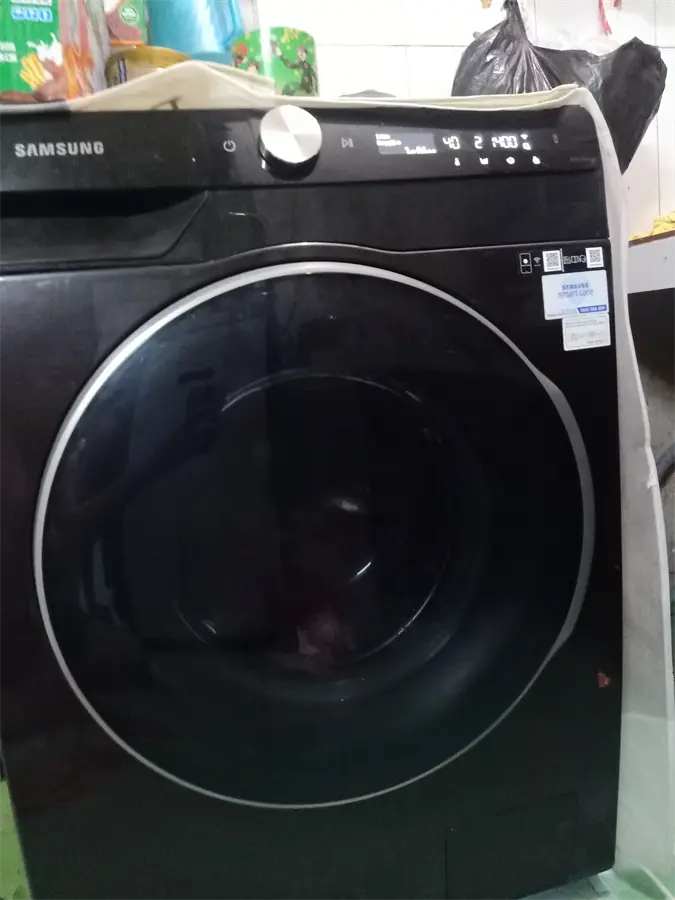 Khách hàng review Máy giặt Samsung AI Inverter 9kg WW90TP44DSB/SV 2