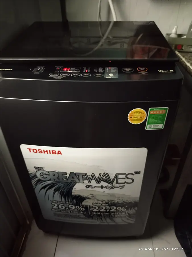 Khách hàng review Máy giặt Toshiba 10 kg AW-M1100PV(MK) 3